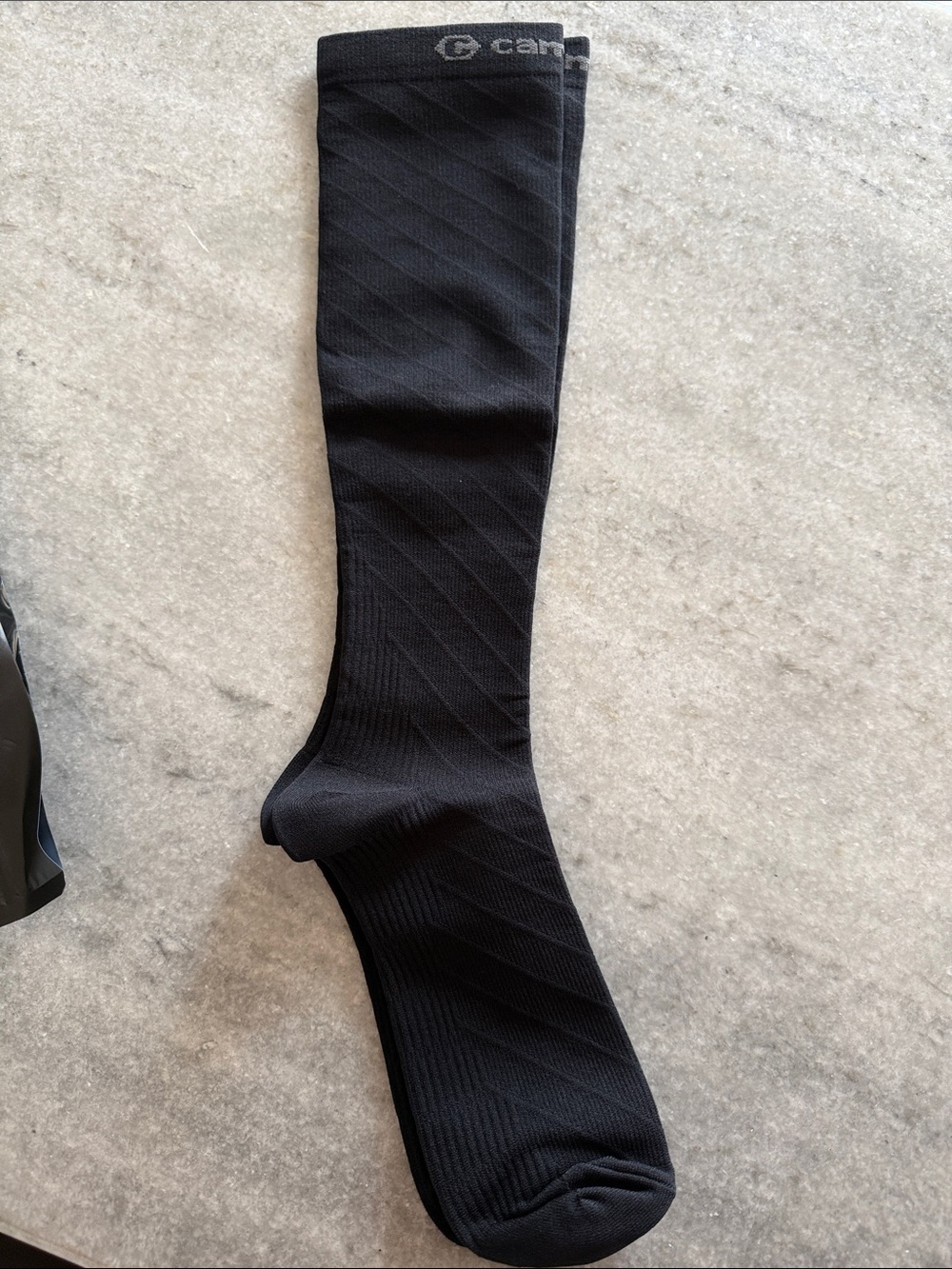 3 pairs of 20-30mmHg compression socks, size L/XL.